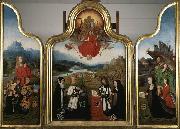 Triptych with the last judgment and donors Jan Mostaert